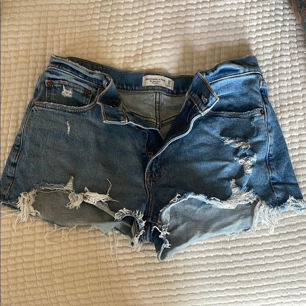 Abercrombie & Finch the mom shorts mid rise size 30/10